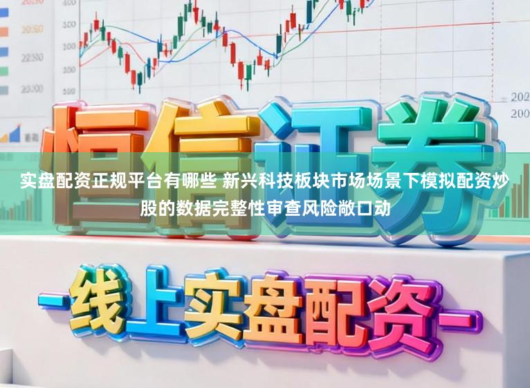 实盘配资正规平台有哪些 新兴科技板块市场场景下模拟配资炒股的数据完整性审查风险敞口动