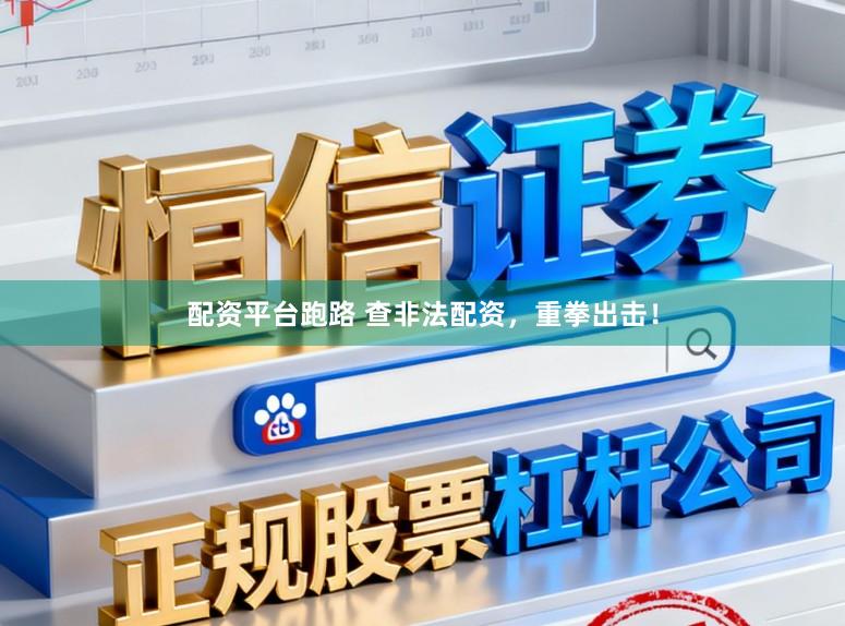 配资平台跑路 查非法配资，重拳出击！